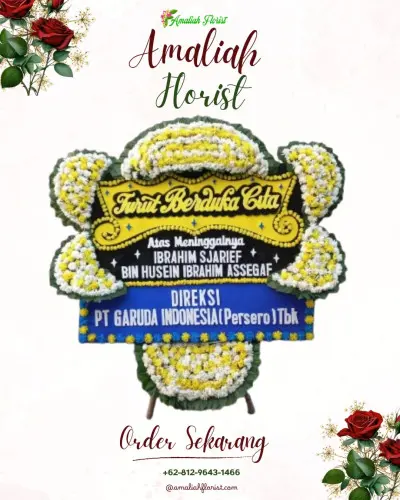 Papan Bunga Duka di Logandeng