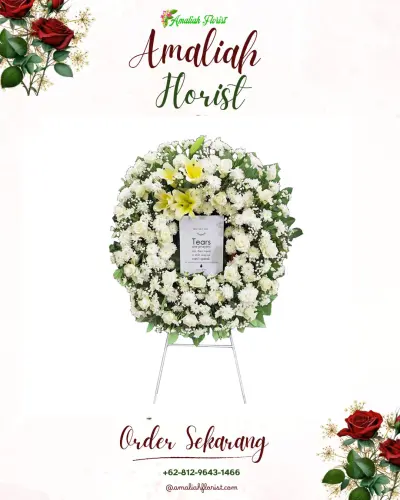 Krans Bunga Duka Cita di Logandeng