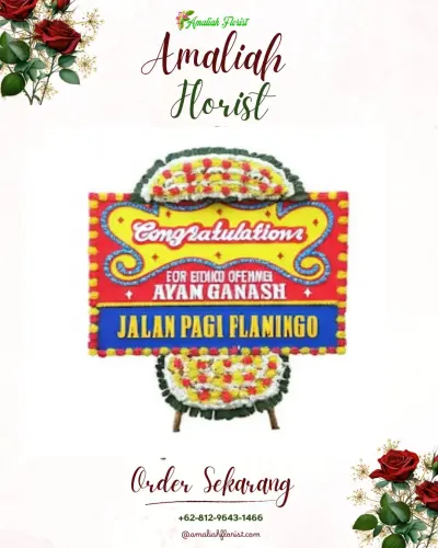 Bunga Papan Congratulation di Logandeng